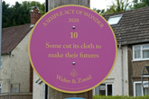 Site 10 Runway Painted on the Avenue Green Plaque