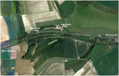 Aerial view showing Cranedean from Google maps