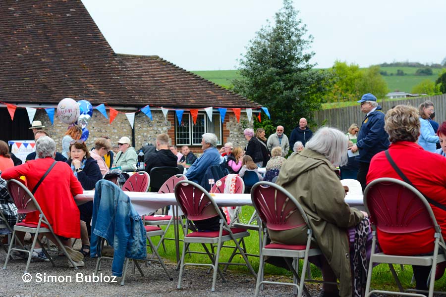 People waiting for lunch