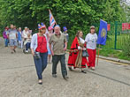 Jubilee procession returning from New Larchwood