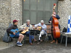 Musicians playing at Jubilee event in Coldean