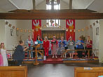 Choir singing in St Mary Magdalen Church