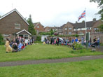 Childrens Face Painting and games on the Vicarage Lawn