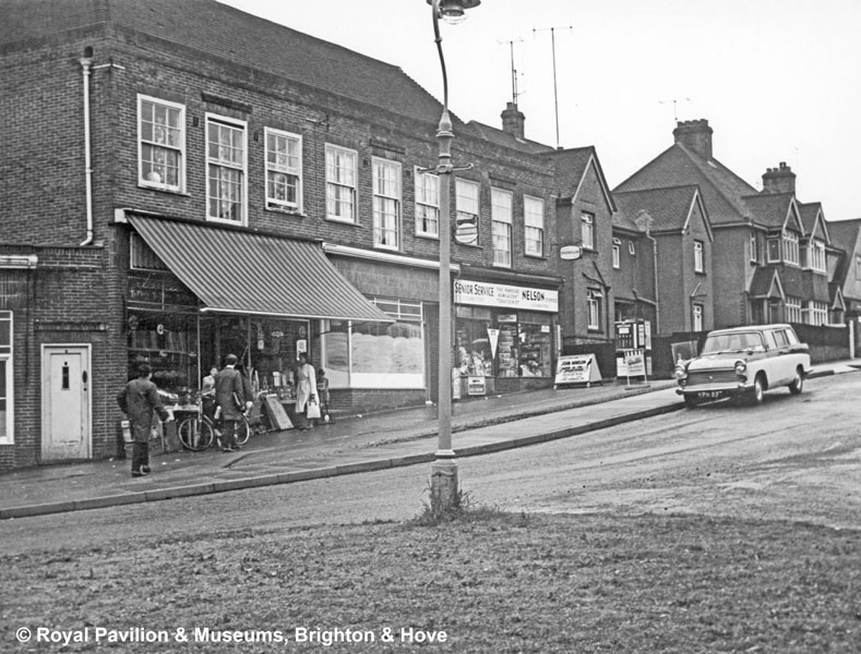 Shops in Park Road in 1960s