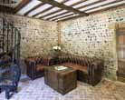 Tithe Barn at Falmer interior in June 2021
