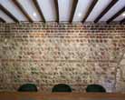 Tithe Barn at Falmer interior in June 2021