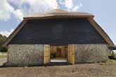 Tithe Barn at Falmer outside view in June 2021