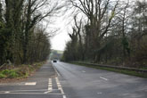 A27 east of Falmer Village in 2016