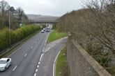 A27 just west of Falmer in 2016