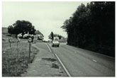 Approaching Falmer from Brighton on the A27 in 1978