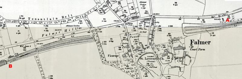 Falmer Railway Station moved 1865