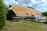 Rethatching Falmer Tithe Barn on 5 June 2020