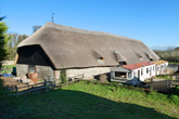 Rethatched Tithe Barn at Falmer on 05 November 2020