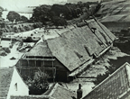 Rethatching Falmer Tithe Barn c1950