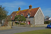 Houses off South Street at Falmer in March 2015