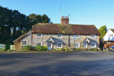 Houses in Park Street Falmer in January 2016