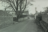 Looking towards the main A27 from pond side of Falmer Village