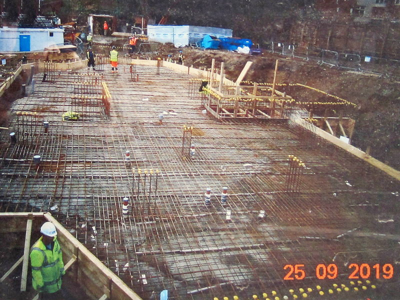 Construction Photograph taken in 2019