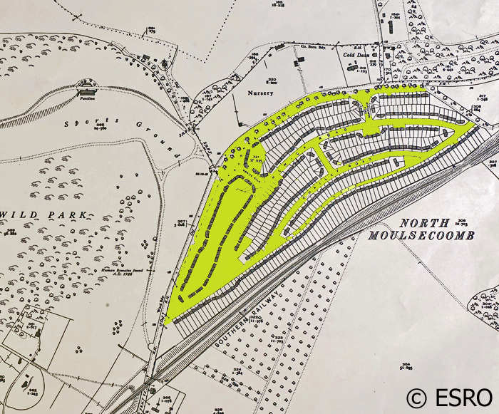 1931 SO Map North Moulsecoomb