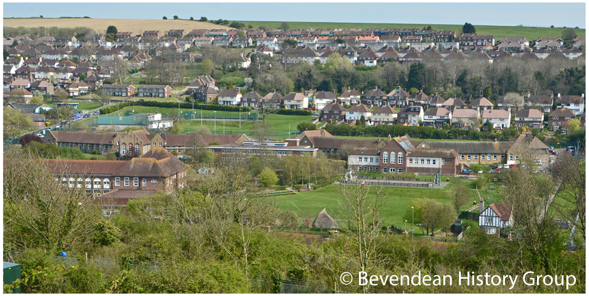 Moulsecoomb School from Home Farm Road in April 2015