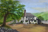 Painting of the Old Cottage as it might have looked originally