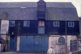 Tithe Barn at rear of Moulsecoomb Place 1984