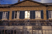 Moulsecoomb Place - Windows above glass veranda c1993