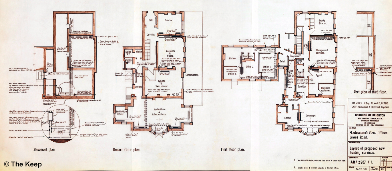 ACC 8579-20 Plans of Moulsecoomb Place