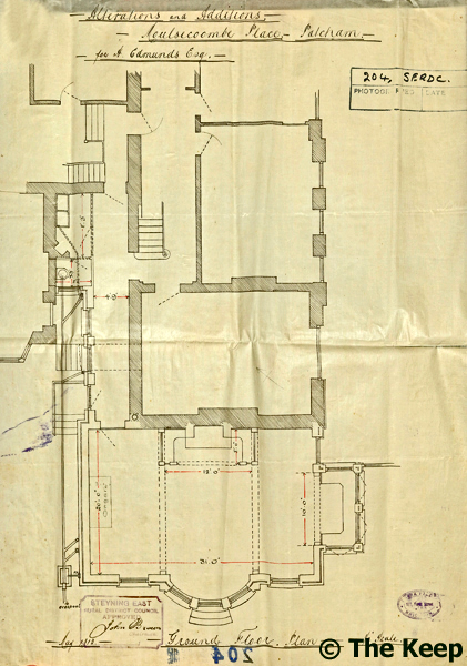 DB-D-57-204-2 Alterations Moulsecoomb Place 1913 plan 4