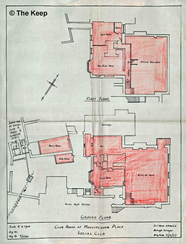 1951 Rooms occupied by Moulsecoomb Social Club