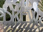 Part of the sculpture in June 2022