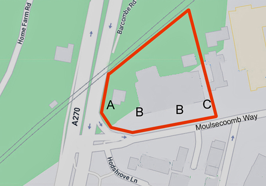 Site of One Moulsecoomb Way