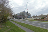Construction in progress on 13 April 2021