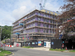 Construction in progress on 11 July 2021