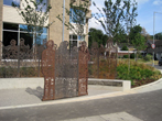 Moulsecoomb Way Names Sculpture on 26 July 2022