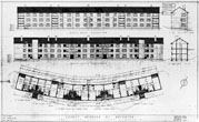 1952 Plan of Flats on Bates Estate