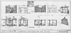 1952 Plan of Flats on Bates Estate