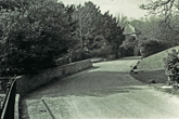 Flint Wall from Churchyard to Stanmer House Lane 5 April 1974