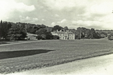 Distant view of Stanmer House in Stanmer Park 13 May 1974