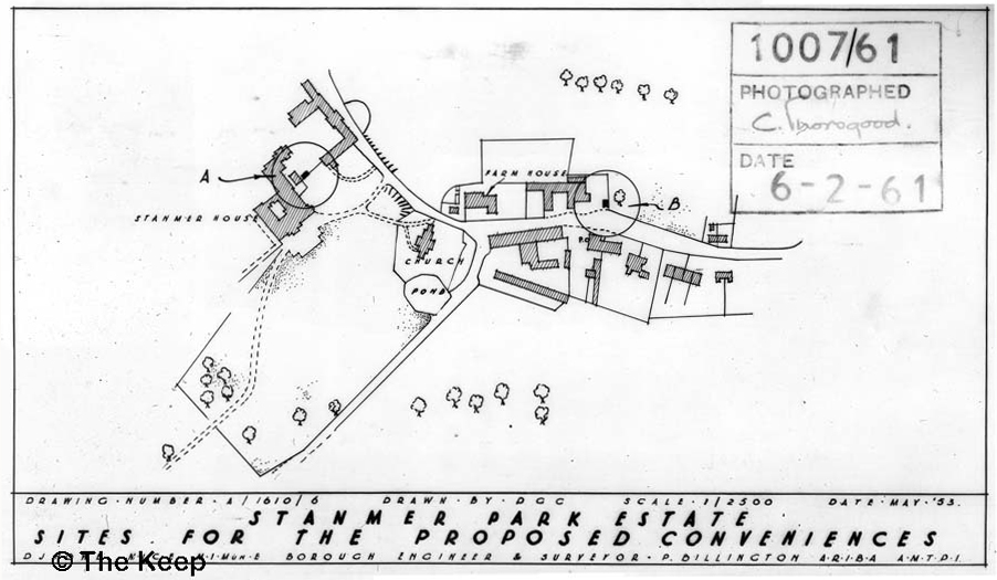 Sites of Toilet by Stanmer House & in Village