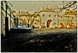 Stanmer Stables Courtyard entrance in middle 1984