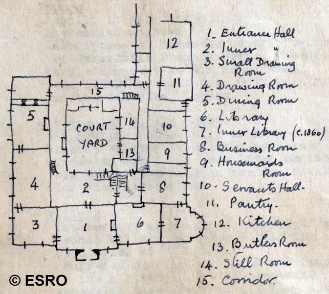 Stanmer House Sketch Plan