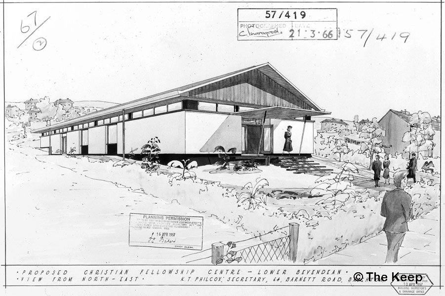 DB/D/139/57/1/419 Drawing of proposed church hall