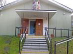 Salvation Army Hall steps on 11 February 2024