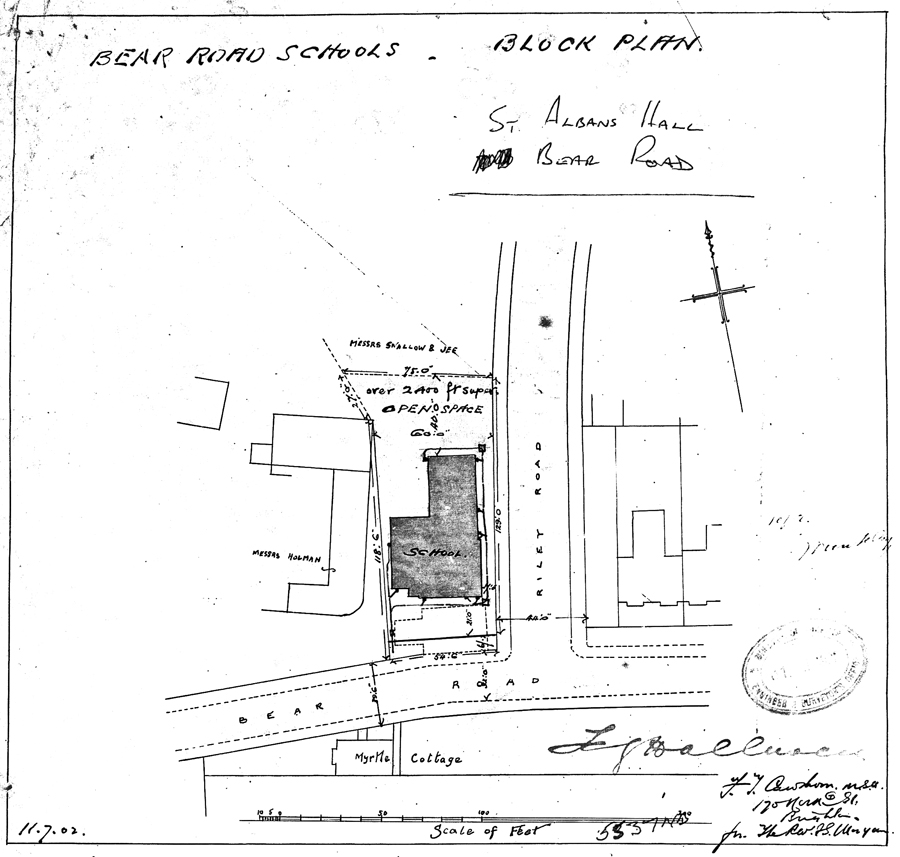 Site Plan new school Bear Road