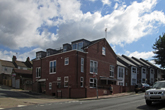Flats on site of St Alban's Church in July 2015