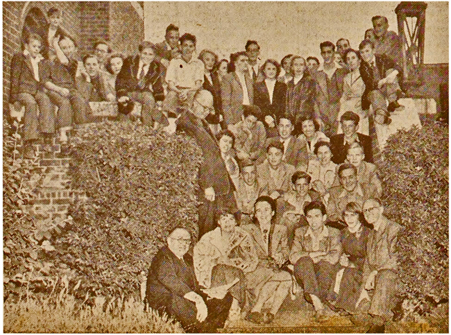 1952 Swiss Visitors at Moulsecombe