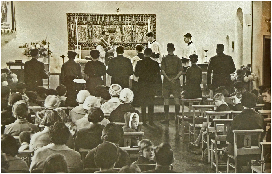 Church Parade in 1950s