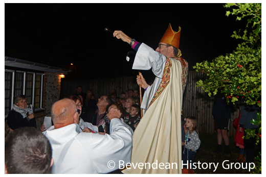 Bishop Richard Blessing Roof Cross