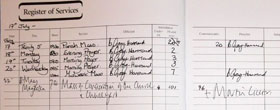 Church Register signed by Bishop Martin P1320862